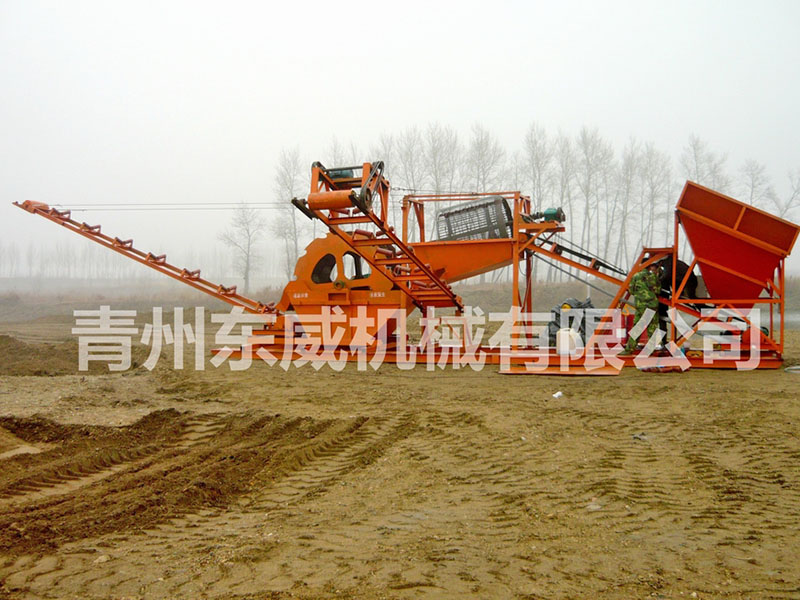 2612型篩沙輪式洗（xǐ）砂一體機